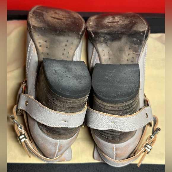 Freebird by Steven Mystic Leather Ankle Western Boots Smoke Gray Women’s Sz 11 - Picture 10 of 16